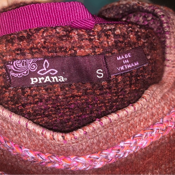 Prana ladies wool mix hooded sweater size small - Picture 7 of 8